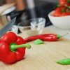 Gevulde paprika's met chili con carne