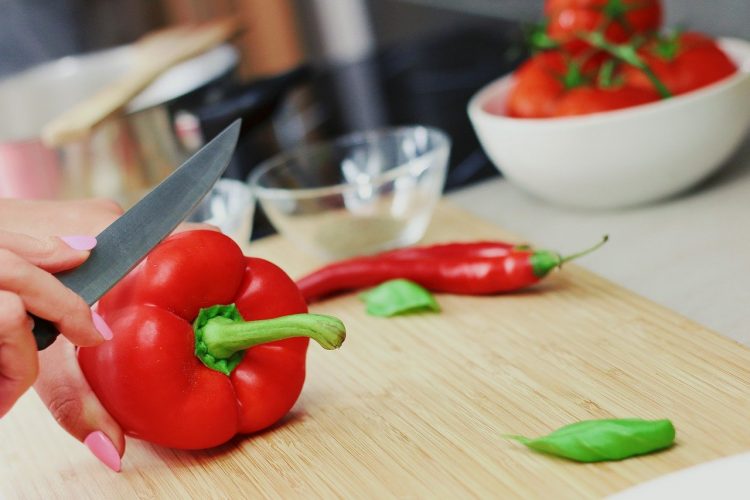 Gevulde paprika's met chili con carne